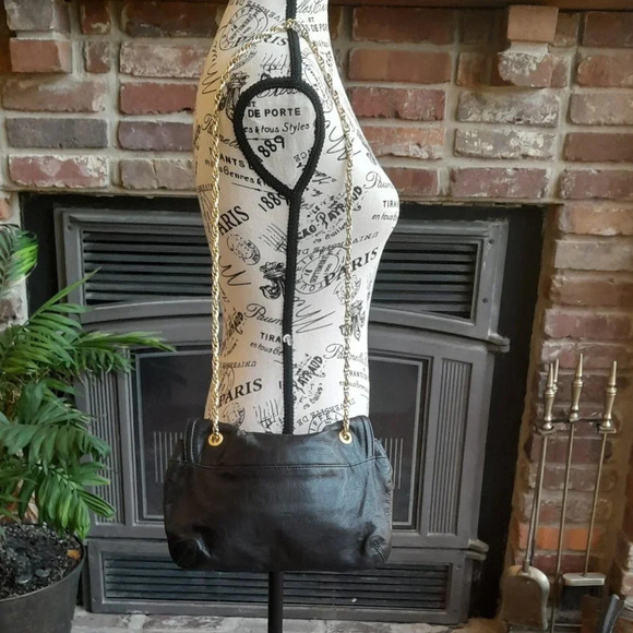 BCBGMaxAzria Black Leather Bag - Picture 6 of 8